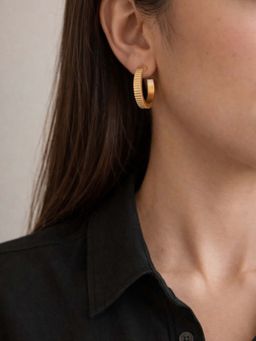 House of Pehr - Women Gold Brass Earrings