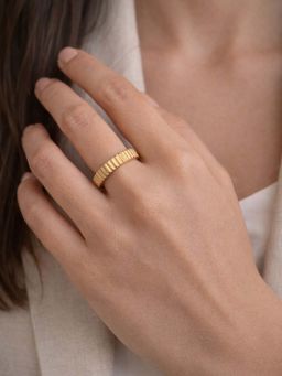 House of Pehr - Women Gold Brass Ring