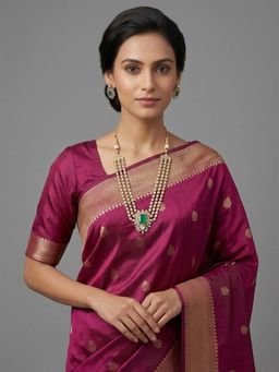 Odette - Women Green Alloy Necklace with Earring