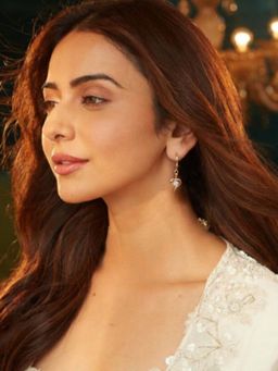 Accessher - Women White Rose Gold Earrings
