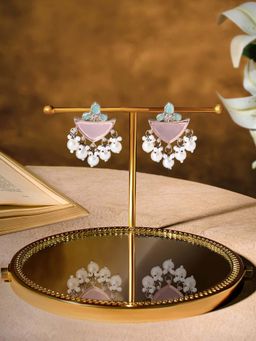 Zaveri Pearls - Women Multi-Colour Alloy Earrings