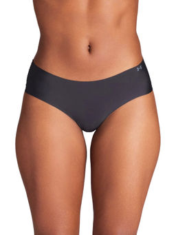 Under Armour - Ua Pure Stretch No Show Hipster Black (Pack of 3)