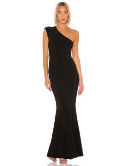 Norma Kamali - One Shoulder Fishtail Gown