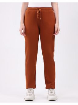 Monte Carlo - Women Rust Regular Fit Lower Trackpant