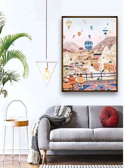 The Art House - Abstract Painting Multicolor (40X30 Inches)