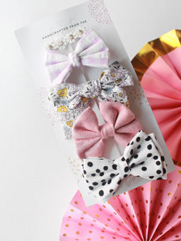 Rattle And Co - Pack Of 5 Party Bow Clips