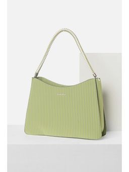 Allen Solly - Womens Green Stripes Casual Handbag