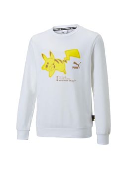Puma - X Pokemon Unisex Kids White Sweatshirts