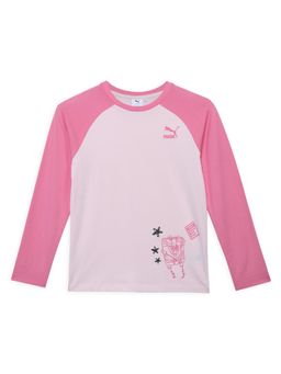 Puma - X SPONGEBOB Unisex Pink T-Shirt