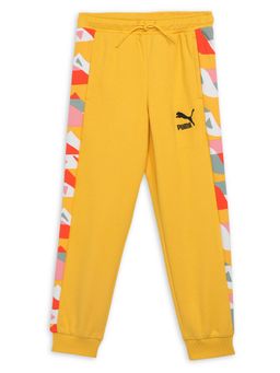 Puma - Worldwide Boys Yellow Joggers