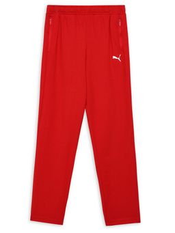 Puma - Zippered Jersey Boys Red Pant