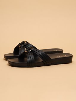 ERIDANI - Women Lyza Black Sandals