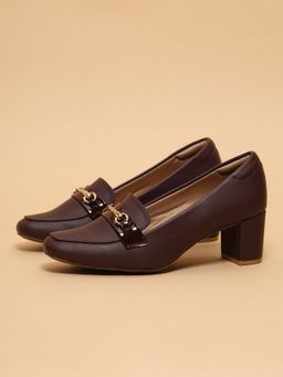 ERIDANI - Women Sylvi Brown Embellished Pumps Heels