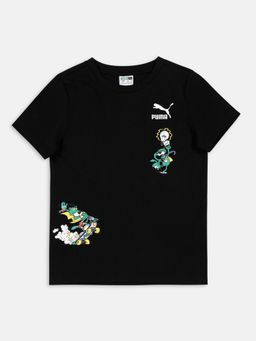 Puma - Classics Super Boys Black T-Shirts