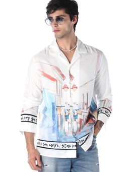 Jack & Jones - Printed Tencel Regular Fit Shirt