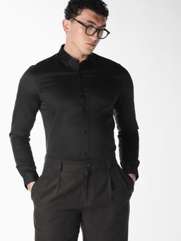 Jack & Jones - Mens Slim Fit Black Shirt