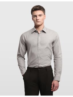 Arrow Newyork - Mens Beige Manhattan Slim Fit Dobby Shirt
