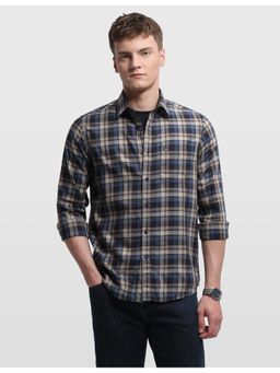 Arrow Sports - Mens Blue Chelsea Slim Fit Sage and Sun Shirt