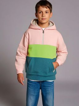 CHERRY CRUMBLE BY NITT HYMAN - Unisex Multicolor Polyester Hooded Winter Sweatshirt