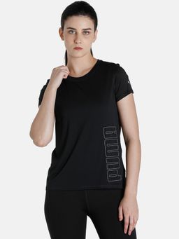 Puma - Last Lap Logo Women Black T-shirt