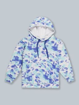 KiddoPanti - Tie & Dye Full Sleeve Hooded Sweatshirt