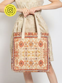 ART AVENUE - Multi-Colour Adria Cotton Printed Women Handbag