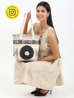 ART AVENUE - Sibura Hand Block Cotton Printed Tote Bag