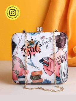 HOUSE OF WEBHIN - Super Girl Vibes Multi-Color Clutch