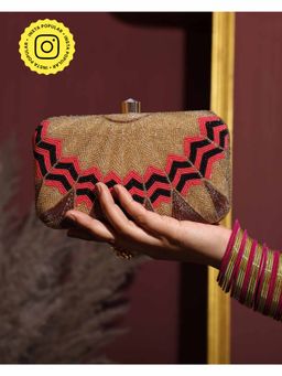 HOUSE OF WEBHIN - Monet Beaded Clutch