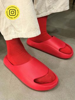 Ludic - Red Solid Sliders
