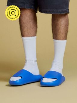 Ludic - Blue Solid Sliders
