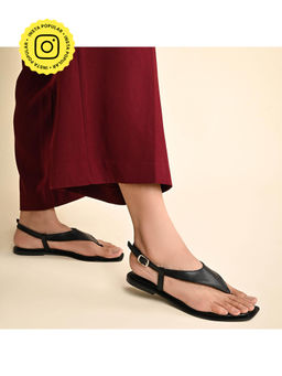 SKO - Lecce Black Sandals