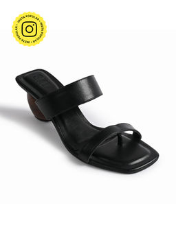 SKO - Pebble Black Heels