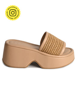 SKO - Lilyx Nude Platform Sandal