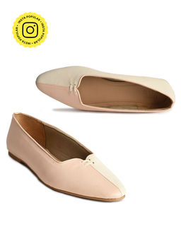 SKO - Jessica Ivory and Pink Loafers