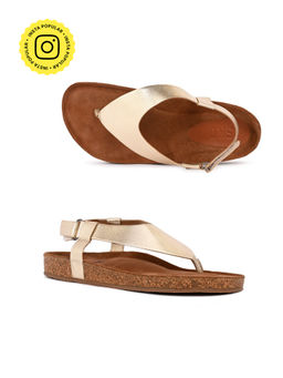 SKO - LecceX in Women Gold Flats