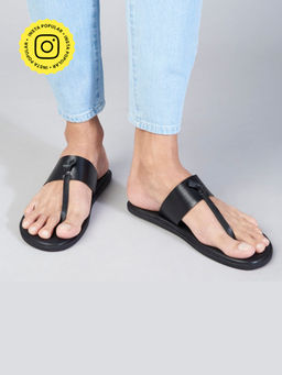 SKO - New York Men Black Slippers