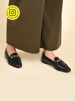SKO - Rebecca Women Black Loafers