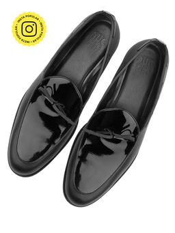 SKO - Men Adam Black Patent Leather Loafers