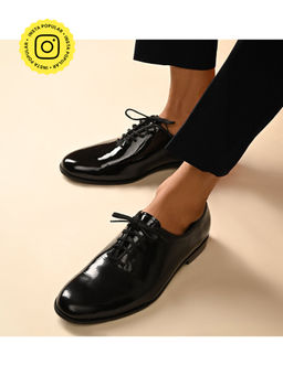 SKO - Men Smith Black Patent Leather Shoes