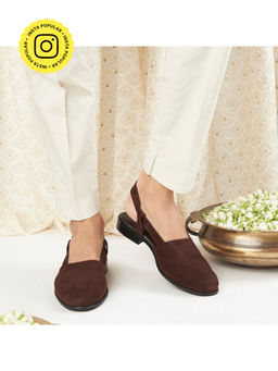 SKO - Men Brown Peshawari Leather Sandals