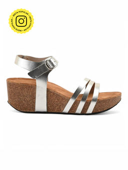 SKO - Women Madrid Cork Wedges Sandals