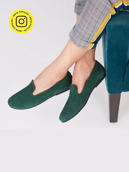 SKO - Madison Women Green Loafers