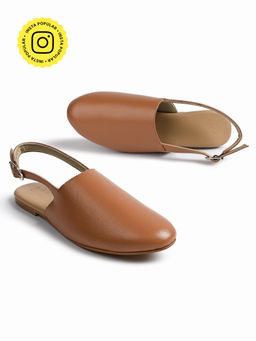 SKO - Palermo Women Tan Flat Sandals