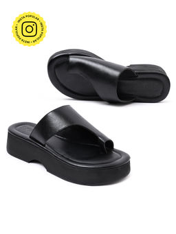 SKO - AmalfiX Black Platform Heels