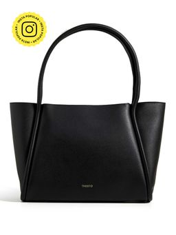 THESTO - Black Tube Tote Bag (L)
