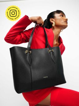 THESTO - Classic Handle Tote Black (XL)