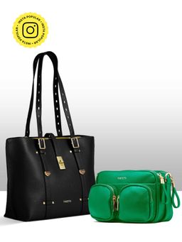 THESTO - The Collective Functional Medium Shoulder Bag & Sling Bag (Set Of 2)