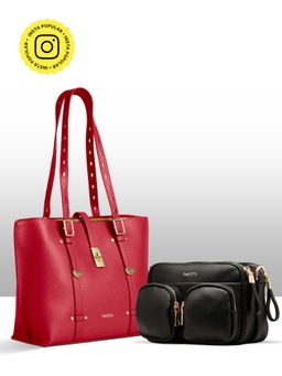 THESTO - The Collective Functional Medium Shoulder Bag & Sling Bag (Set Of 2)