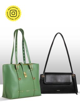 THESTO - The Collective Strip Medium Shoulder Bag (Set Of 2)
